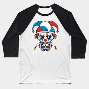 Blue Clown Baseball T-Shirt